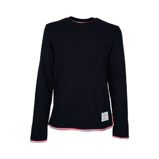 RWB Stripe Logo Label Wool Knit