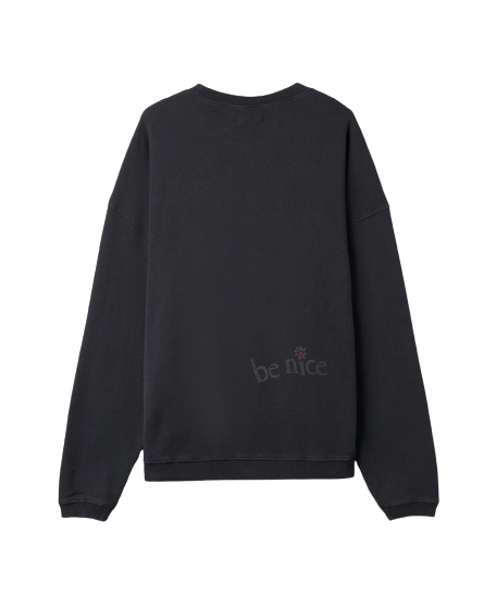 Public Venice Logo Man-to-Man - Black