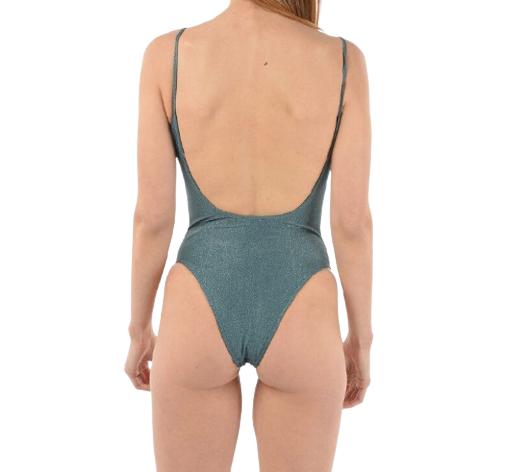 BFSW GRETEL logo backless swimsuit