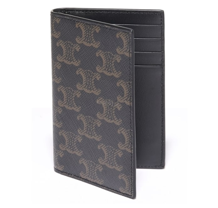 Vertical Card Holder in Triomphe Canvas