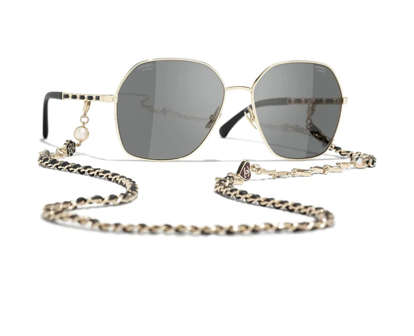 Chain Embellished Sunglasses