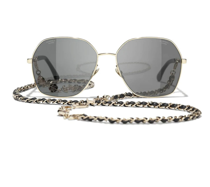 Chain Embellished Sunglasses