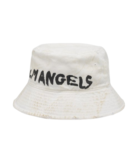 logo-print bucket hat