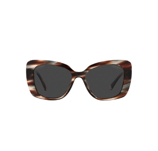 Tortoise Logo Temple Sunglasses