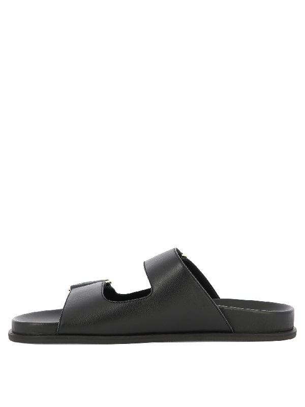 FAYENCE double strap sandals black