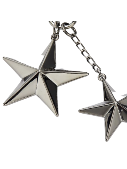 WESTLEY ENGRAVING LOGO STAR KEY RING