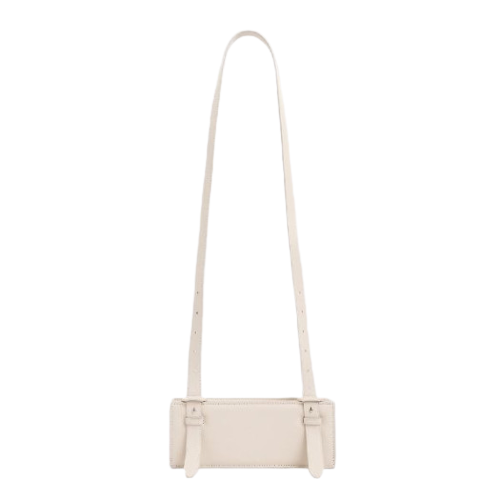 Logo accordion mini shoulder bag