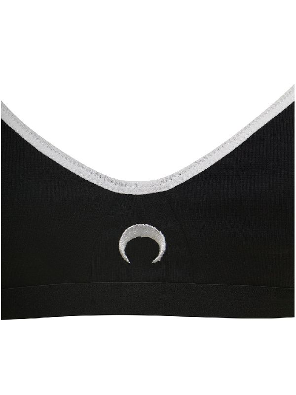 Door embroidery cotton bra top