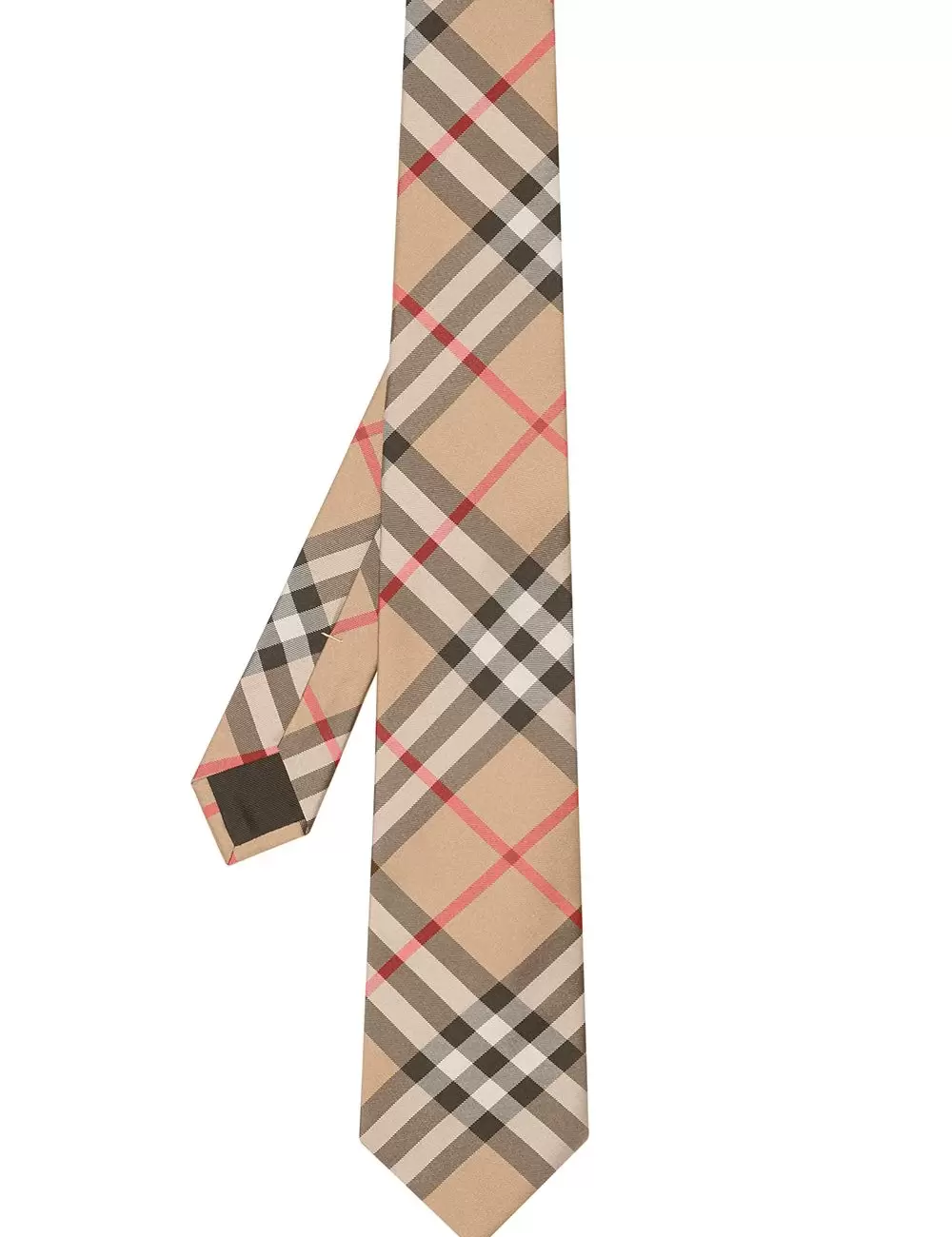 Carry-Over Modern Cut Vintage Check Silk Tie