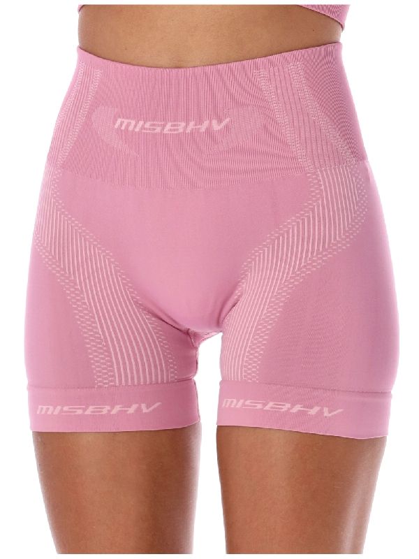 logo active cycling shorts Pink