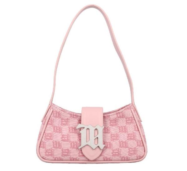 Logo Jacquard Monogram Mini Shoulder Bag