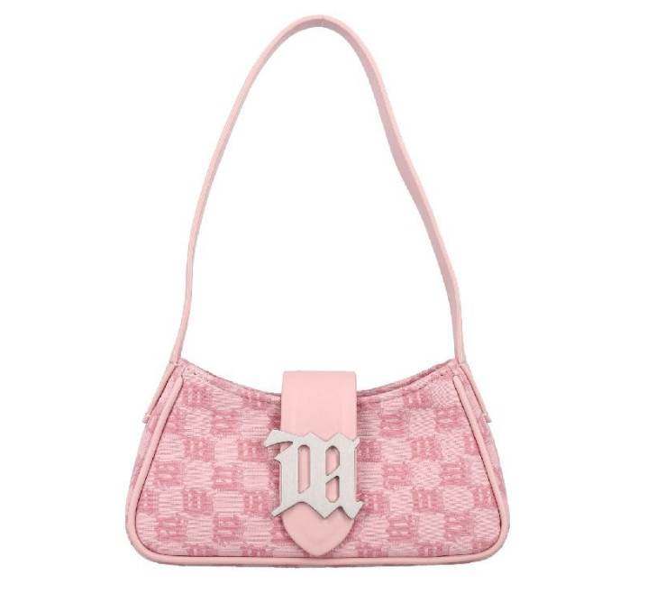 Logo Jacquard Monogram Mini Shoulder Bag