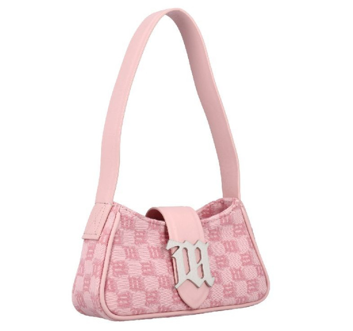 Logo Jacquard Monogram Mini Shoulder Bag