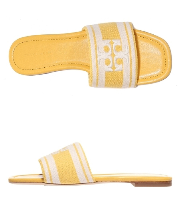 DOUBLE T JACQUARD SLIDE