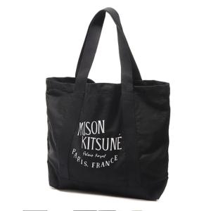 Maison Kitsune Palais Royal Shopping Bag Black