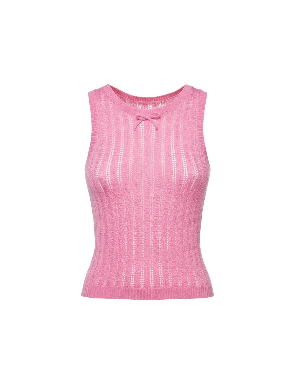 ROSSANA Cashmere Blend Knit Vest