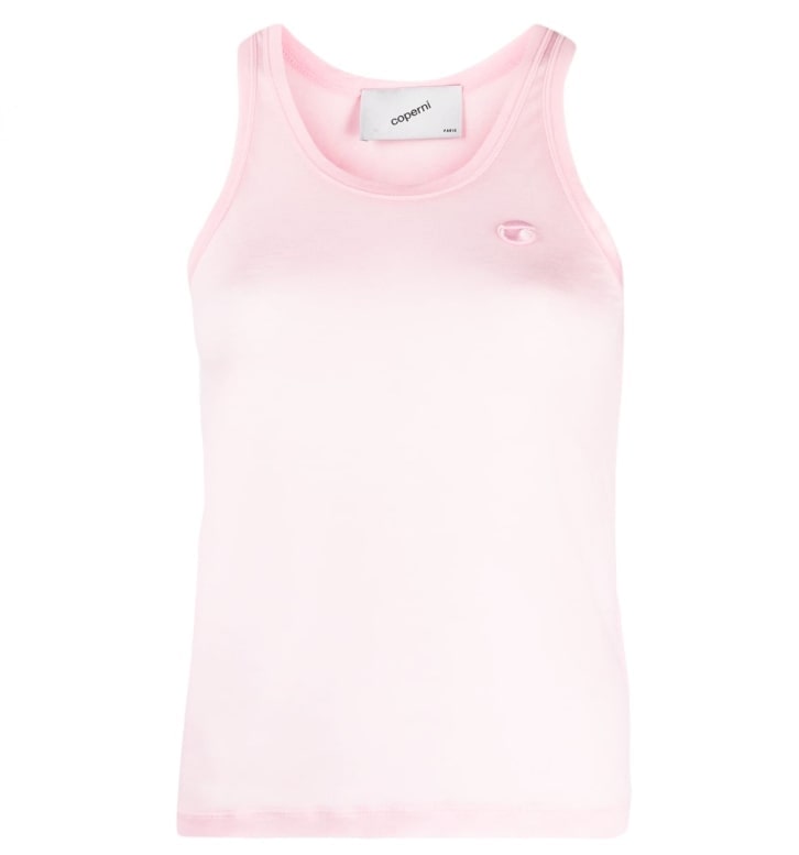 Logo patch modal tank top