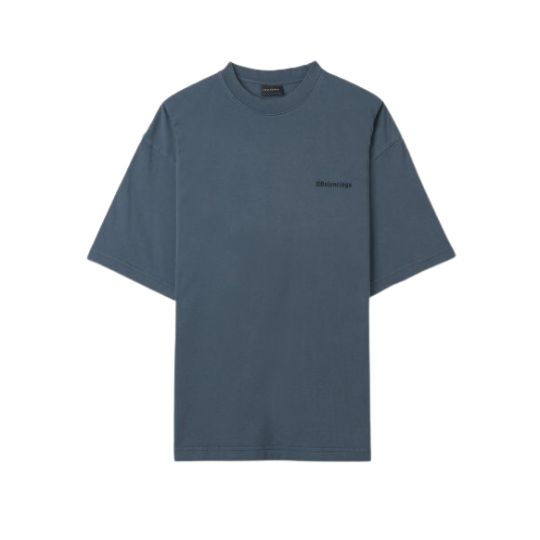 Men's Medium Fit T-Shirt - Blue:Black