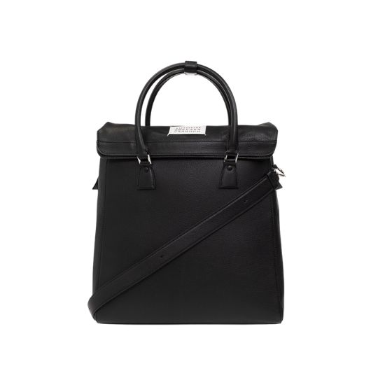 MAISON MARGIELA BLACK '5AC' SHOULDER BAG