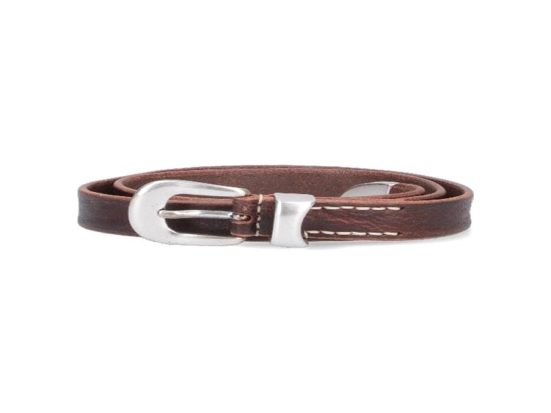 Brown Leather Western Belt