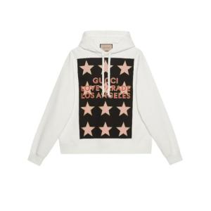 'Gucci Love Parade' print hooded sweatshirt