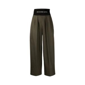 Carrot Leg Trouser in Cotton Tailoring Khaki