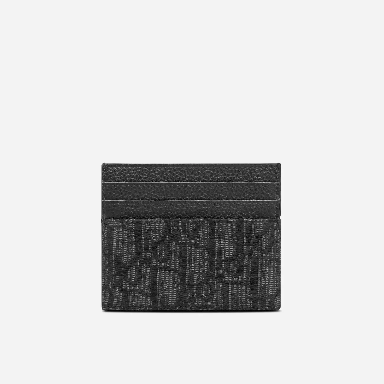 Card Holder Black Dior Oblique Jacquard