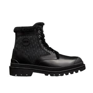 DIOR EXPLORER ANKLE BLACK BOOT 