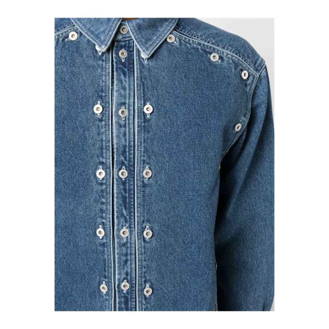 CLASSIC BUTTON PANEL DENIM SHIRT
