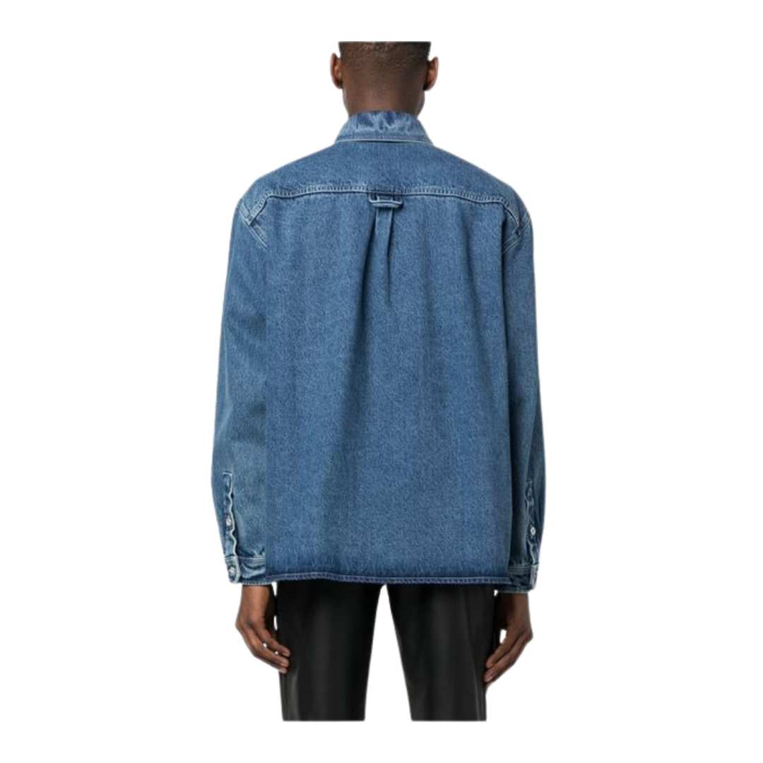 CLASSIC BUTTON PANEL DENIM SHIRT