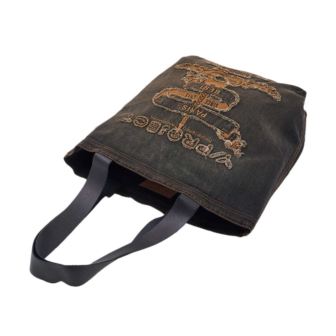 Men's Logo Embroidery Tote Bag