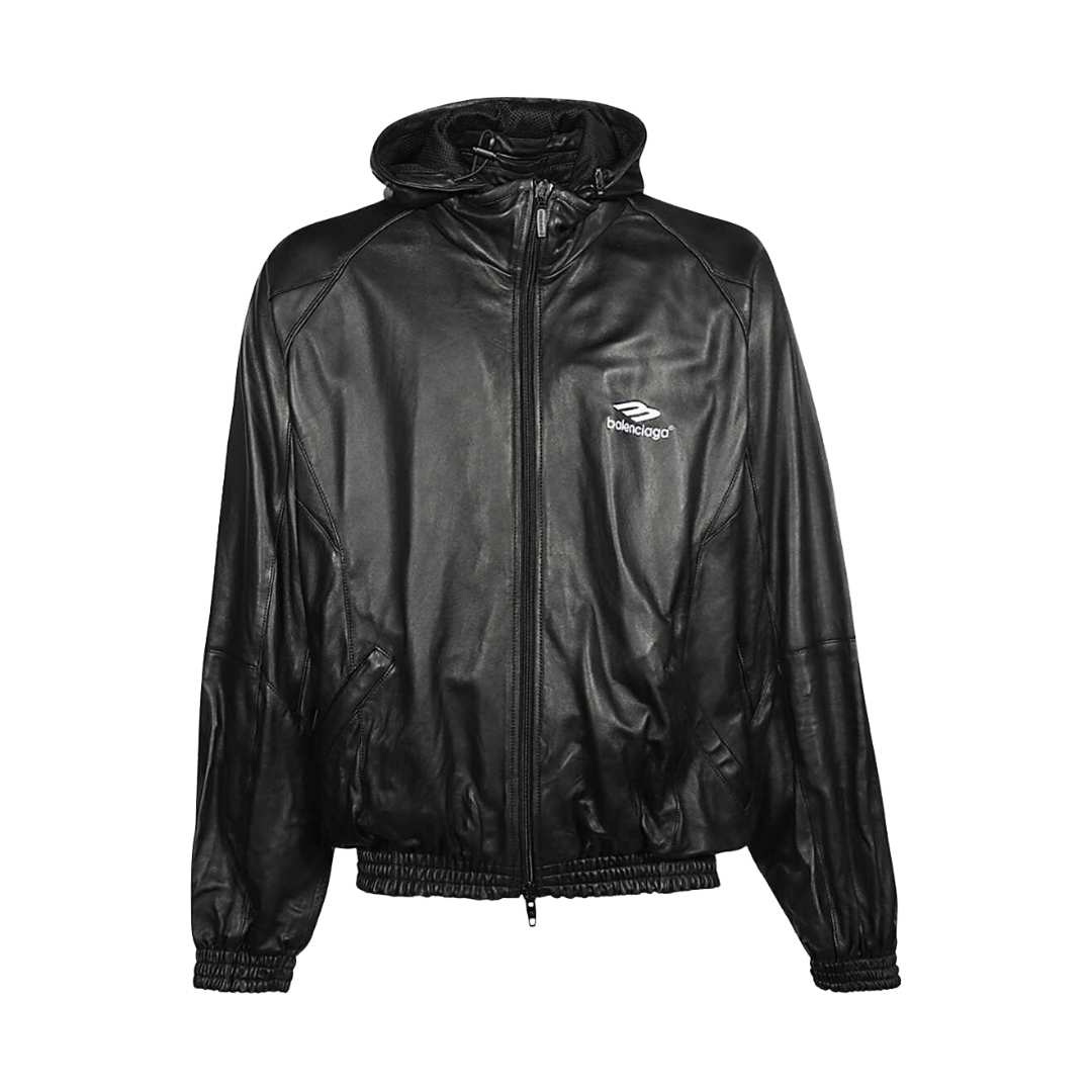3B Sports Icon Leather Track Jacket
