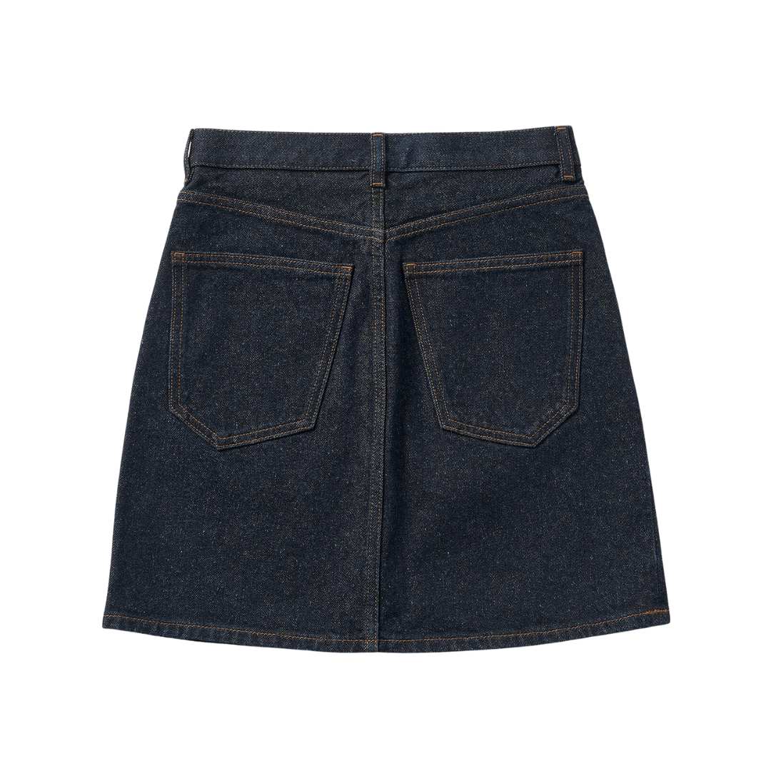 Women's Mini Denim Skirt - Iconic Navy