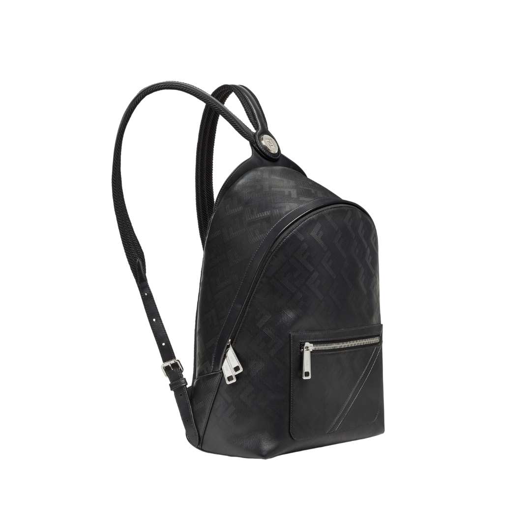  Shadow Diagonal leather backpack