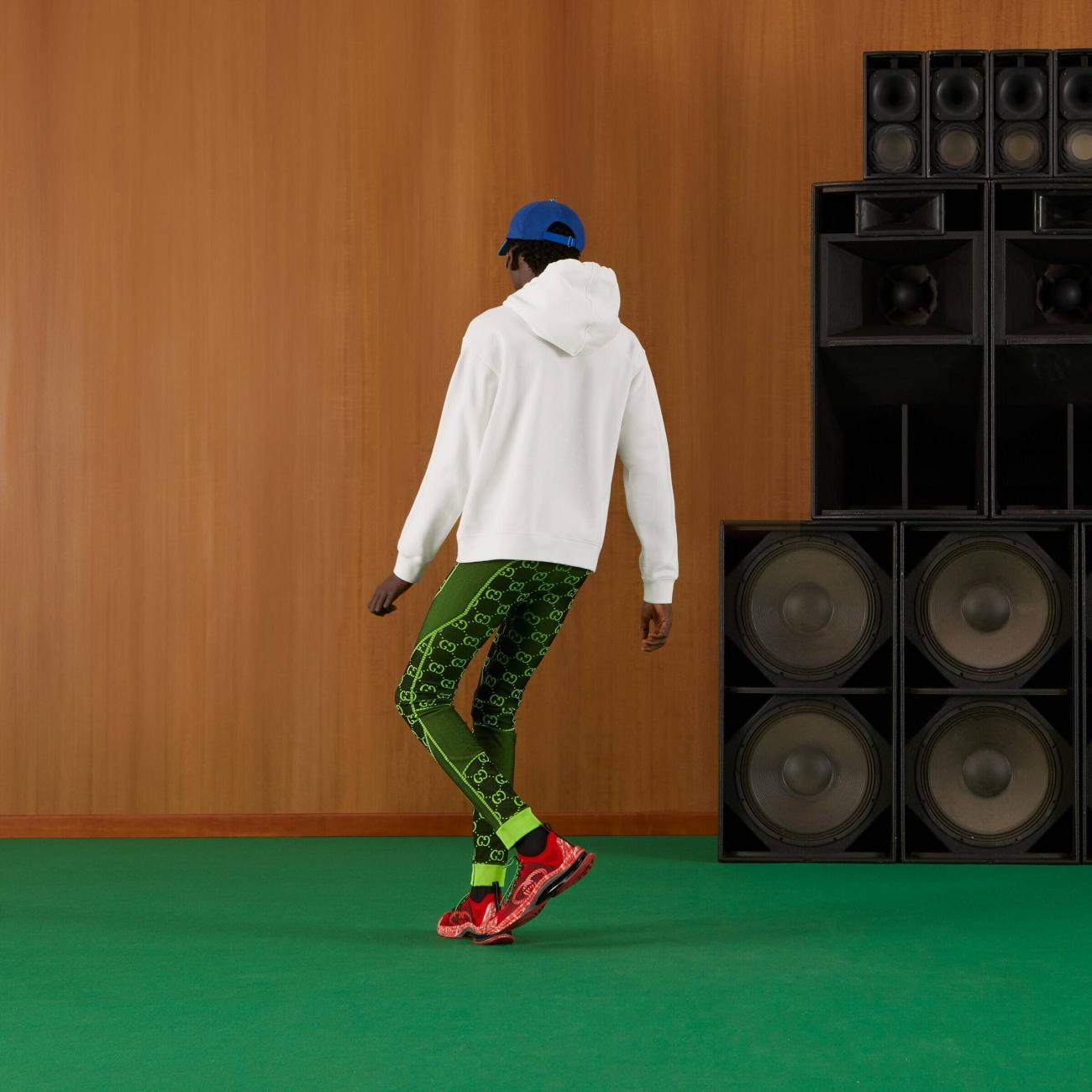 'Gucci Love Parade' print hooded sweatshirt