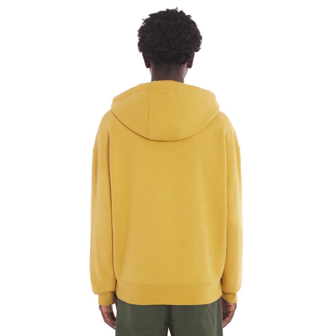 Bold fox head patch oversize hoodie