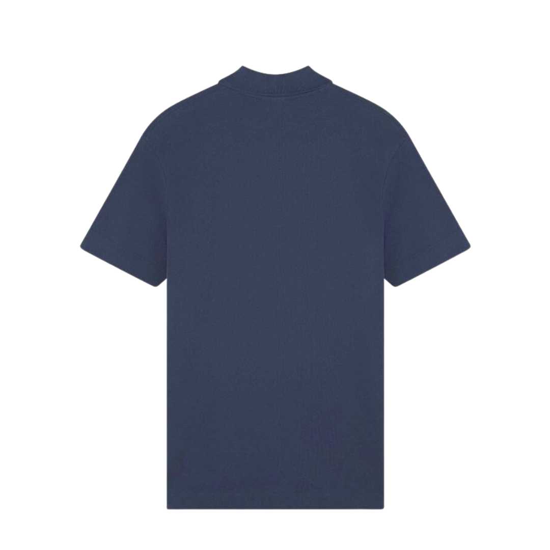 Maison Kitsune Bold Fox Head Patch Comfort Polo Ink Blue