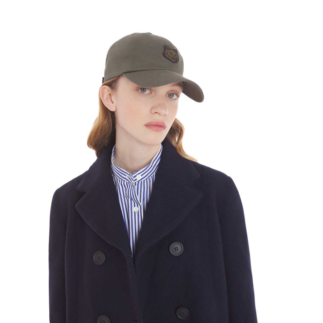 FOXHEAD PATCH SIX-PANEL BASEBALL CAP