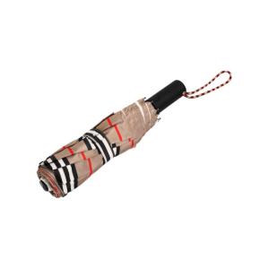 Icon Stripe Logo Print Foldable Umbrella Trend Mecca