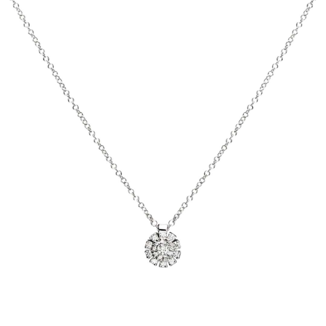 Damiani Margherita Diamonds Necklace White Gold