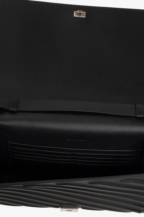 Grain calfskin strap CAR flap bag