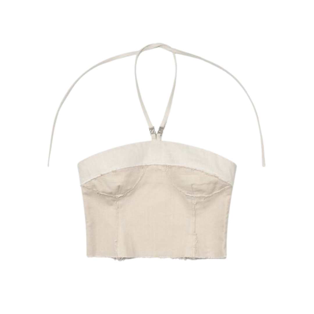 ARIZONA TWOTONE BUSTIER (SAND) 