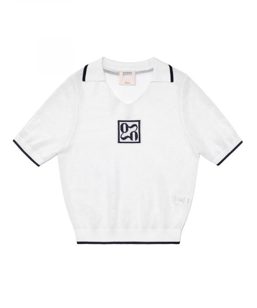 MELROSE POLO TEE (WHITE)