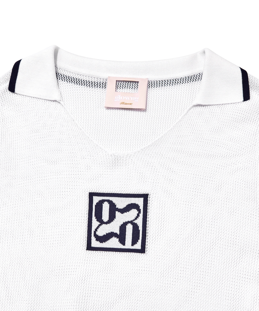 MELROSE POLO TEE (WHITE)