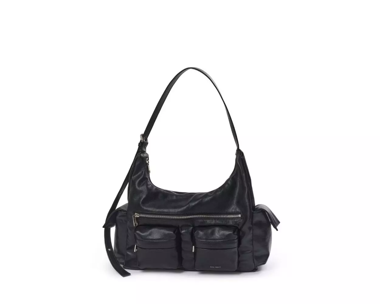 pocket mug bag L - nappa black 