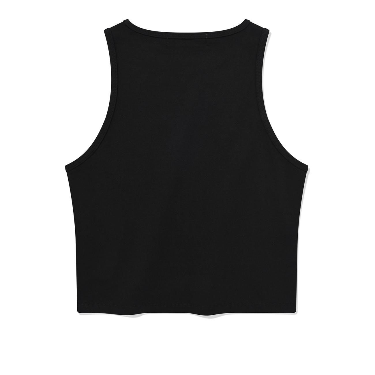 Youth Letter Sleeveless Black