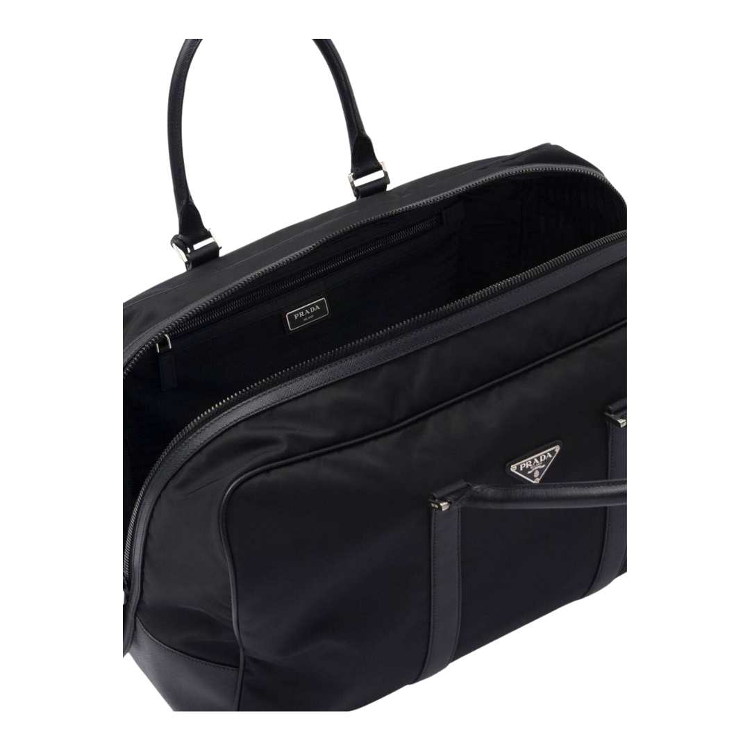 Renylon Saffiano leather duffel bag