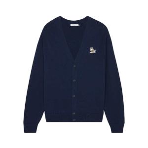 Dressed Fox Patch Relaxed Cardigan