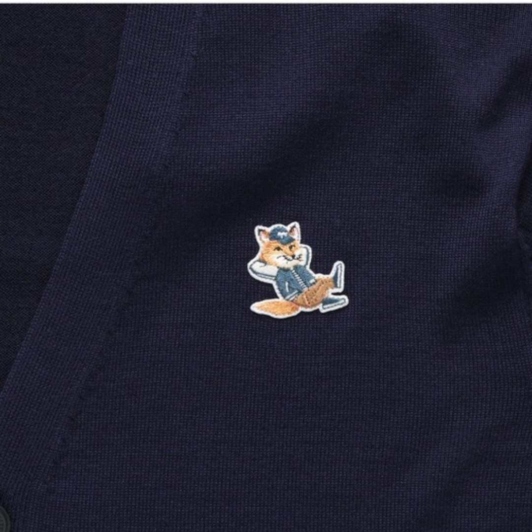 Dressed Fox Patch Relaxed Cardigan