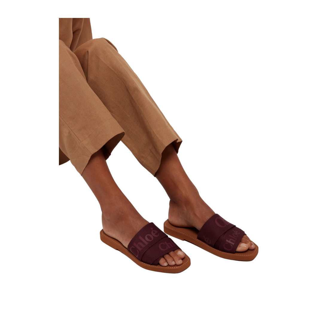 Woody Flat Mule Slippers